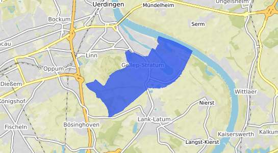 Bodenrichtwertkarte Krefeld Gellep Stratum